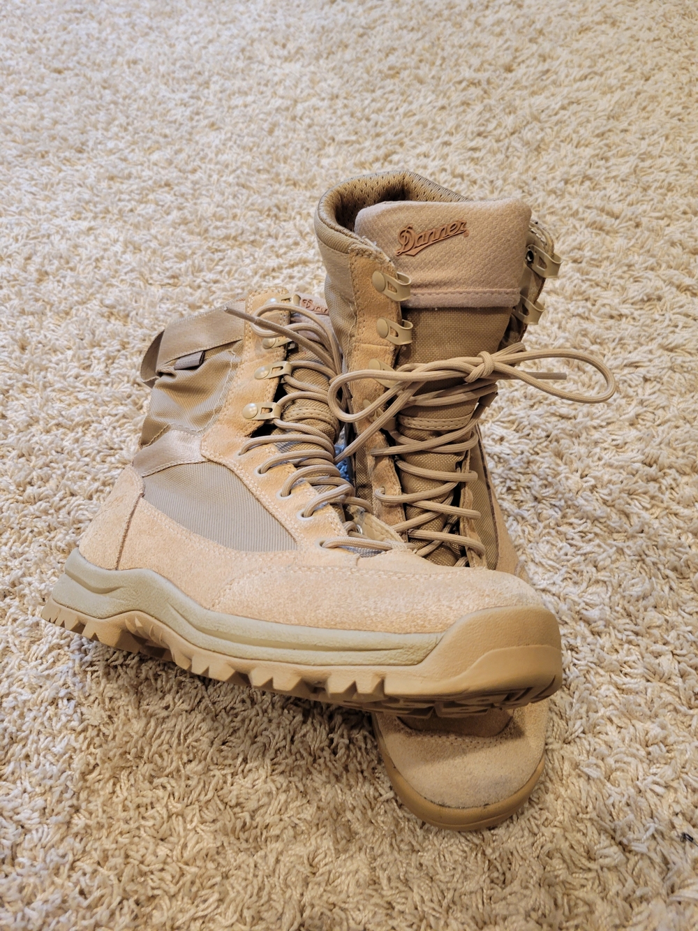 Danner Tanicus  8" Tan Danner Dry Combat Boots 55313 Women's Sz 8.5